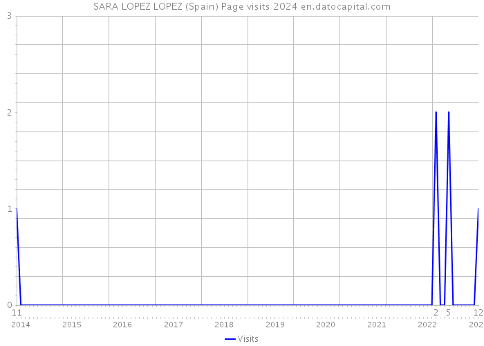 SARA LOPEZ LOPEZ (Spain) Page visits 2024 