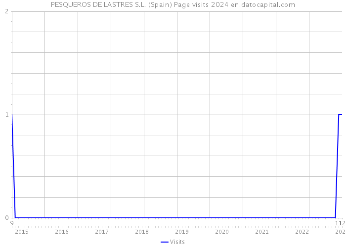 PESQUEROS DE LASTRES S.L. (Spain) Page visits 2024 