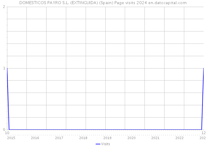 DOMESTICOS PAYRO S.L. (EXTINGUIDA) (Spain) Page visits 2024 