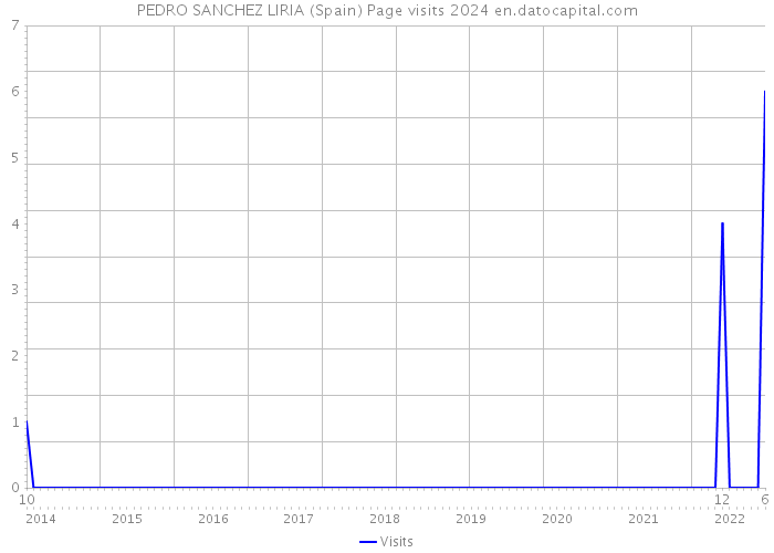 PEDRO SANCHEZ LIRIA (Spain) Page visits 2024 