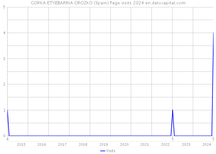 GORKA ETXEBARRIA OROZKO (Spain) Page visits 2024 