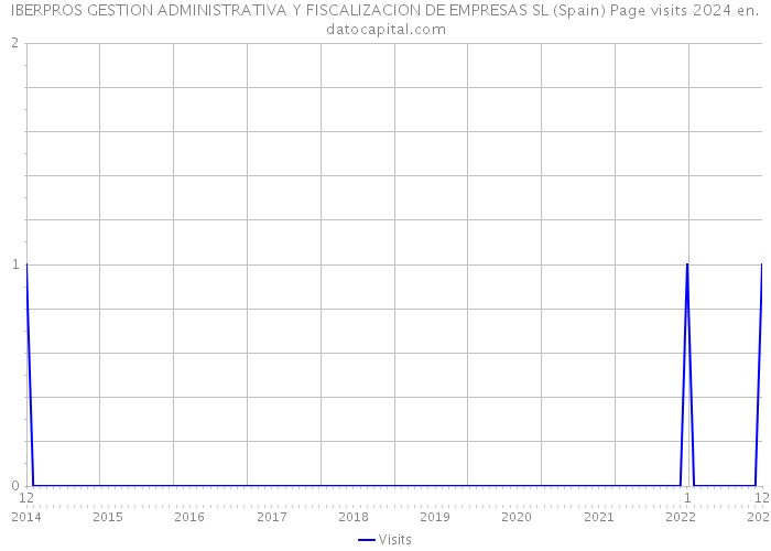 IBERPROS GESTION ADMINISTRATIVA Y FISCALIZACION DE EMPRESAS SL (Spain) Page visits 2024 