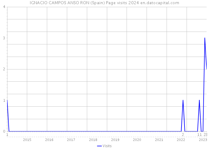 IGNACIO CAMPOS ANSO RON (Spain) Page visits 2024 
