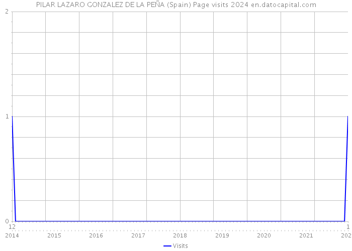 PILAR LAZARO GONZALEZ DE LA PEÑA (Spain) Page visits 2024 