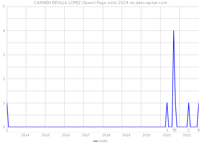 CARMEN REVILLA LOPEZ (Spain) Page visits 2024 
