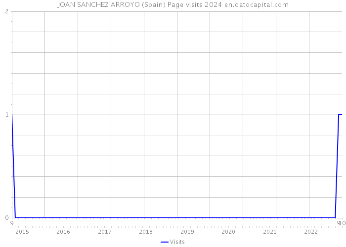 JOAN SANCHEZ ARROYO (Spain) Page visits 2024 