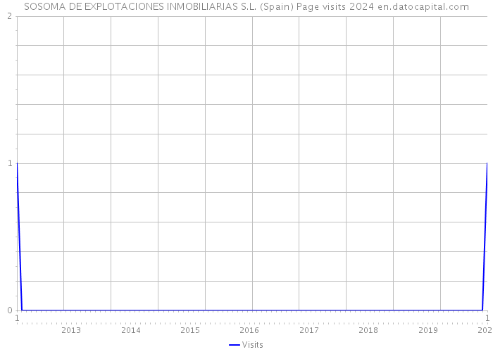 SOSOMA DE EXPLOTACIONES INMOBILIARIAS S.L. (Spain) Page visits 2024 