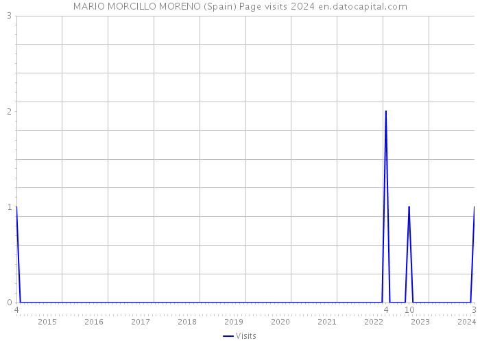 MARIO MORCILLO MORENO (Spain) Page visits 2024 