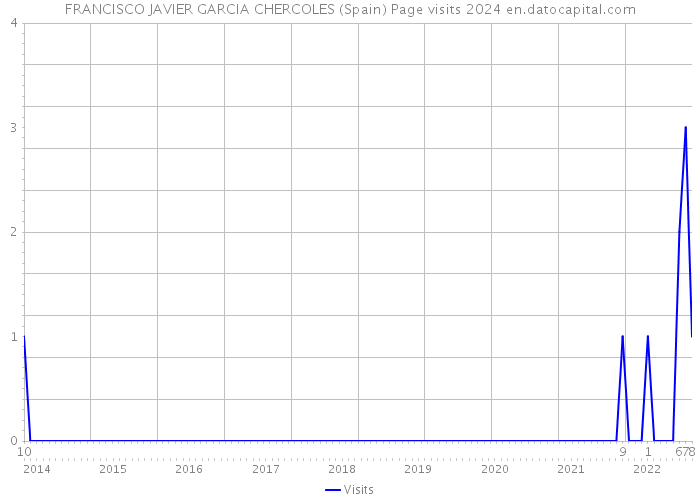 FRANCISCO JAVIER GARCIA CHERCOLES (Spain) Page visits 2024 