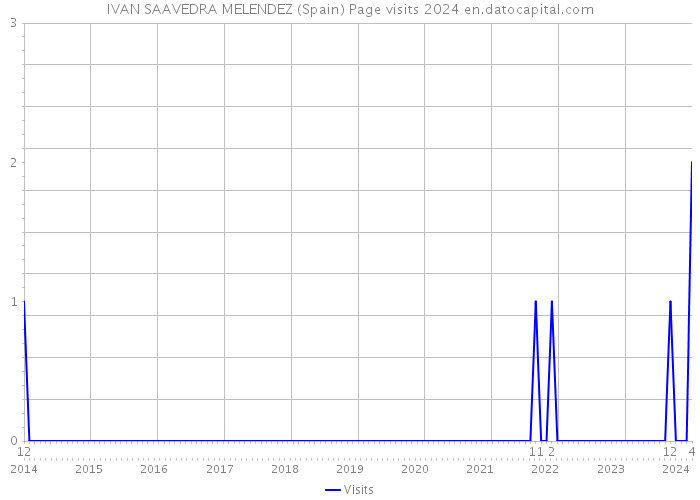 IVAN SAAVEDRA MELENDEZ (Spain) Page visits 2024 