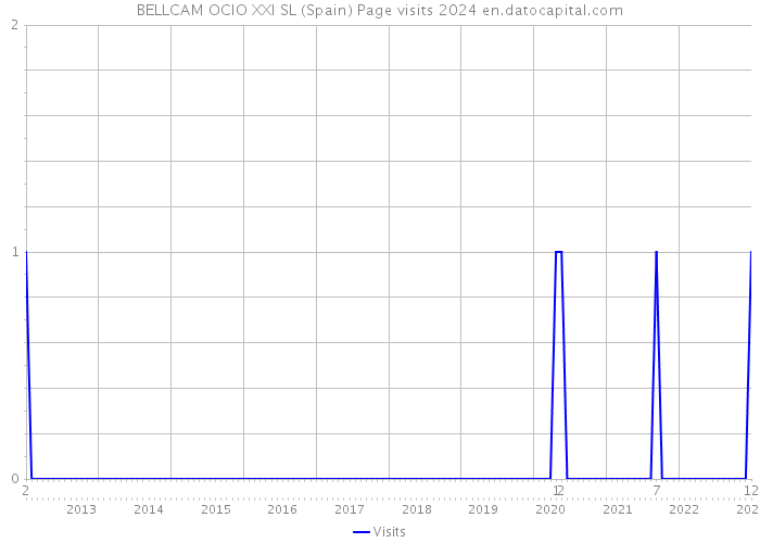 BELLCAM OCIO XXI SL (Spain) Page visits 2024 