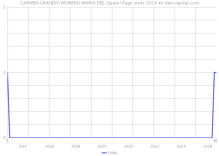 CARMEN GRANDIO MORENO MARIA DEL (Spain) Page visits 2024 