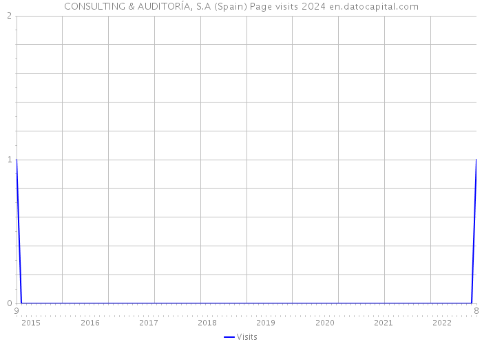 CONSULTING & AUDITORÍA, S.A (Spain) Page visits 2024 