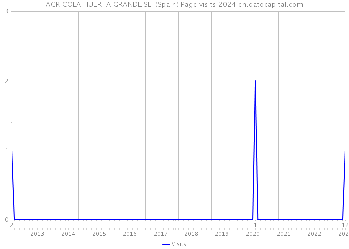 AGRICOLA HUERTA GRANDE SL. (Spain) Page visits 2024 