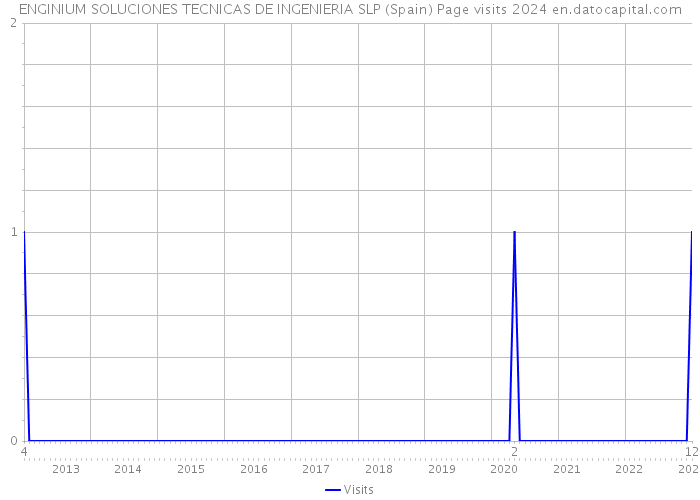 ENGINIUM SOLUCIONES TECNICAS DE INGENIERIA SLP (Spain) Page visits 2024 