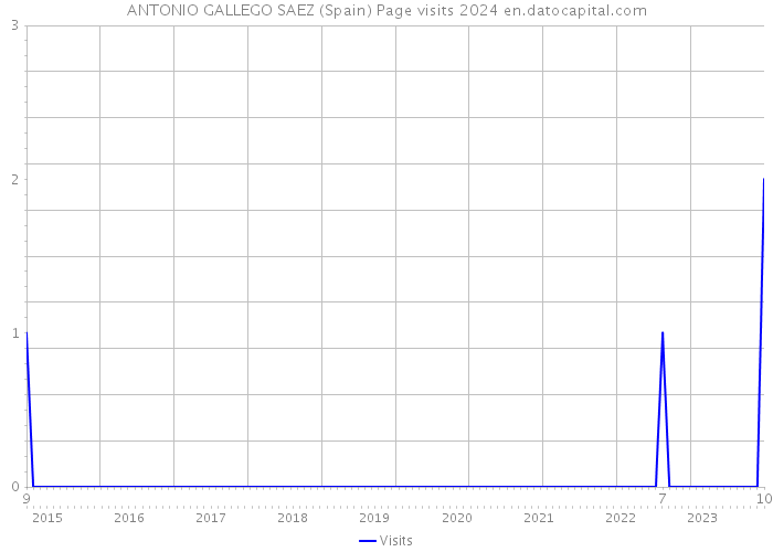 ANTONIO GALLEGO SAEZ (Spain) Page visits 2024 