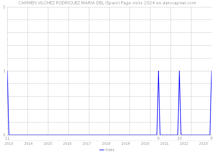 CARMEN VILCHEZ RODRIGUEZ MARIA DEL (Spain) Page visits 2024 