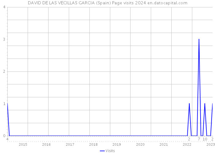 DAVID DE LAS VECILLAS GARCIA (Spain) Page visits 2024 