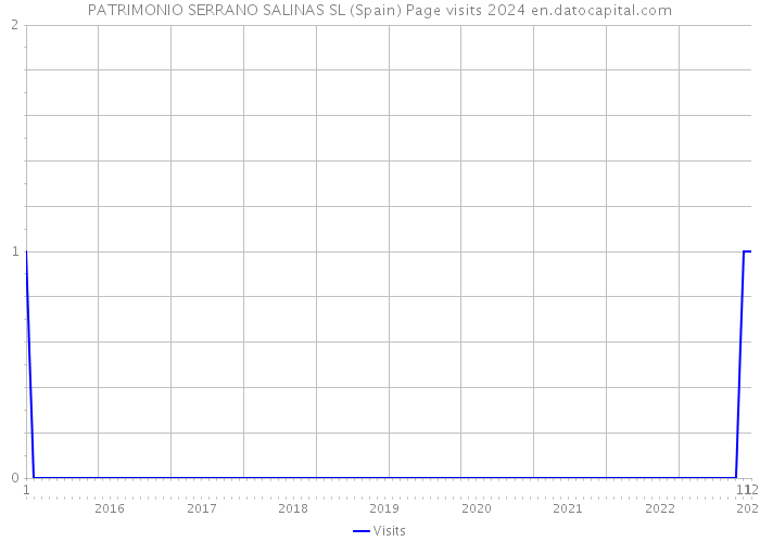 PATRIMONIO SERRANO SALINAS SL (Spain) Page visits 2024 