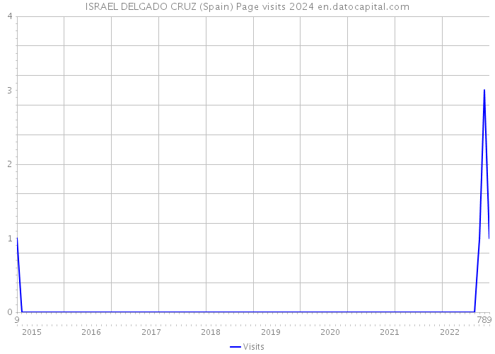ISRAEL DELGADO CRUZ (Spain) Page visits 2024 