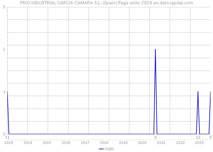 FRIO INDUSTRIAL GARCIA CAMARA S.L. (Spain) Page visits 2024 