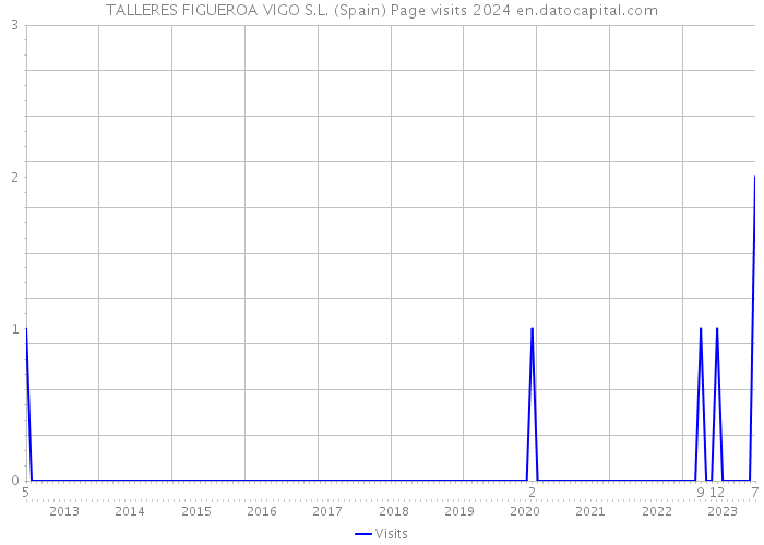 TALLERES FIGUEROA VIGO S.L. (Spain) Page visits 2024 