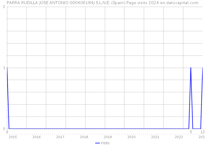 PARRA RUDILLA JOSE ANTONIO 000406184J S.L.N.E. (Spain) Page visits 2024 