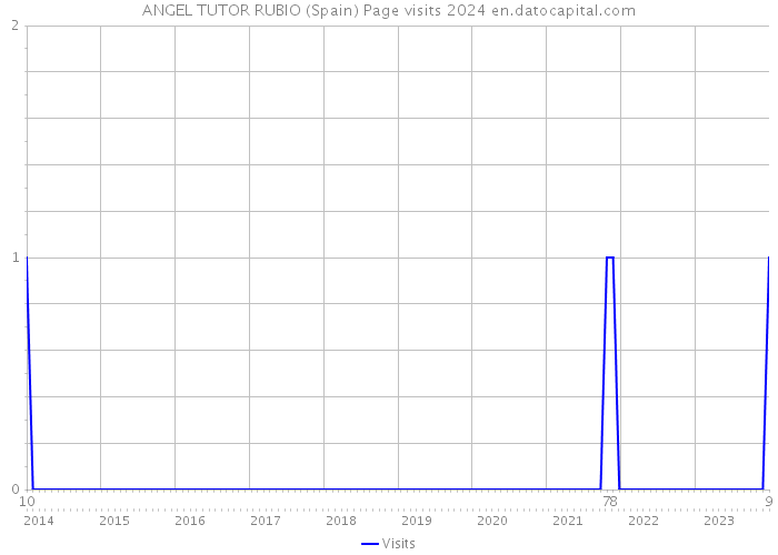 ANGEL TUTOR RUBIO (Spain) Page visits 2024 