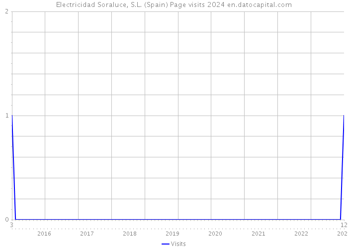 Electricidad Soraluce, S.L. (Spain) Page visits 2024 