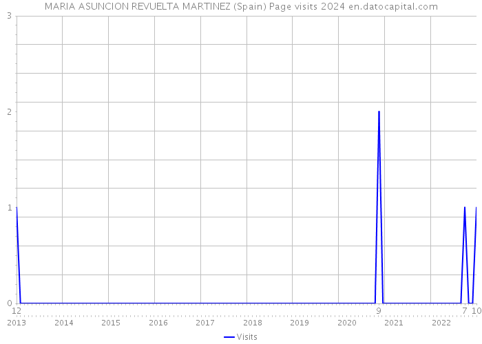 MARIA ASUNCION REVUELTA MARTINEZ (Spain) Page visits 2024 