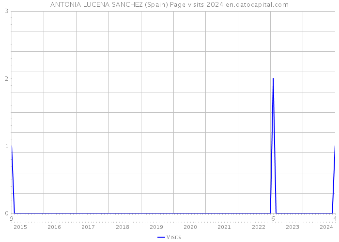 ANTONIA LUCENA SANCHEZ (Spain) Page visits 2024 