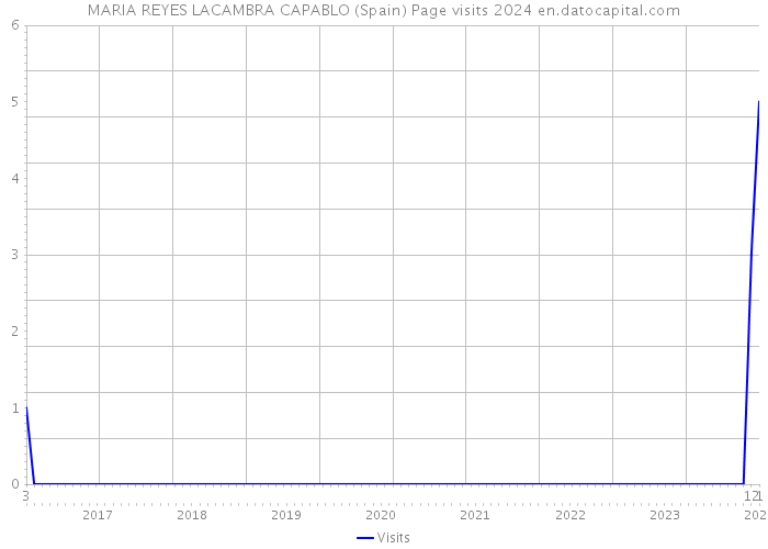 MARIA REYES LACAMBRA CAPABLO (Spain) Page visits 2024 