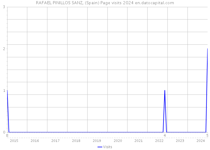 RAFAEL PINILLOS SANZ, (Spain) Page visits 2024 