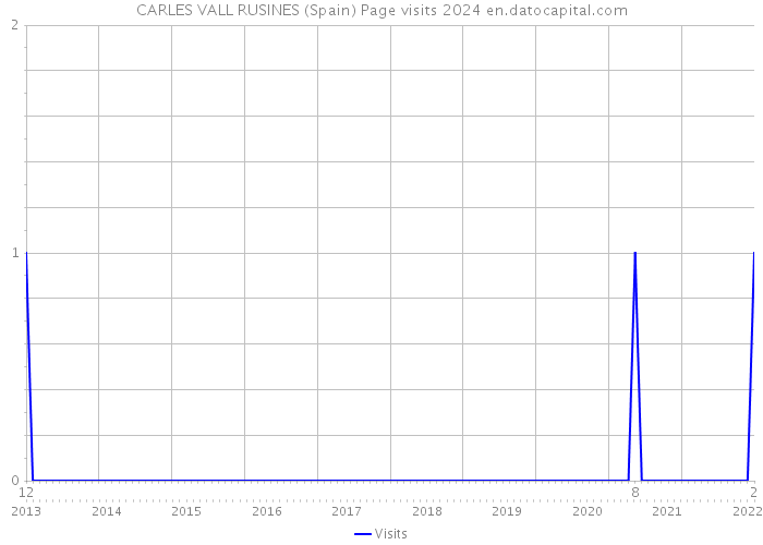 CARLES VALL RUSINES (Spain) Page visits 2024 