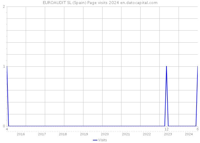 EUROAUDIT SL (Spain) Page visits 2024 