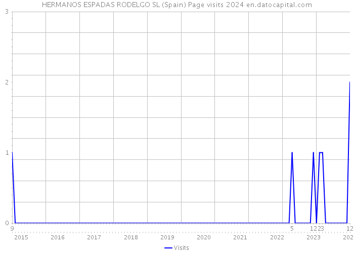 HERMANOS ESPADAS RODELGO SL (Spain) Page visits 2024 
