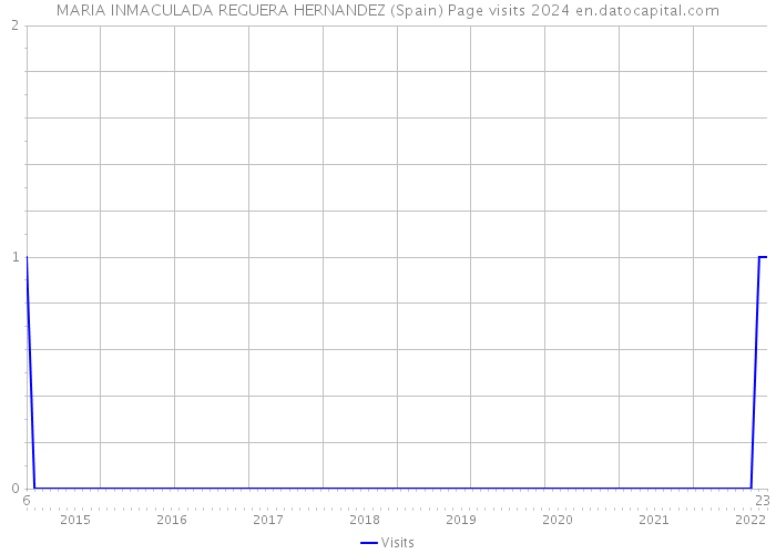 MARIA INMACULADA REGUERA HERNANDEZ (Spain) Page visits 2024 