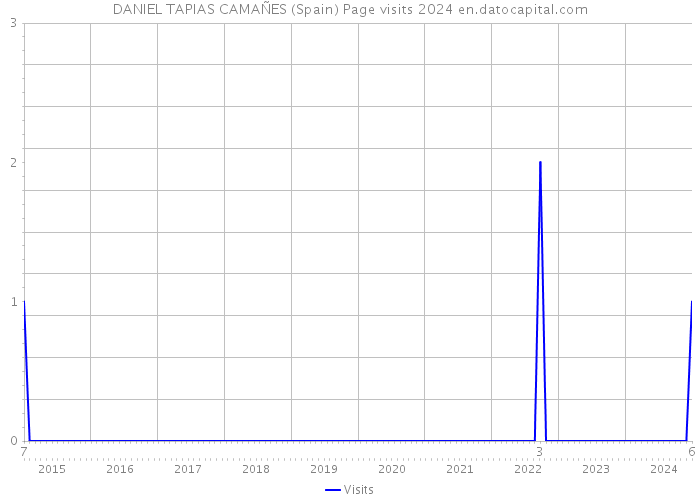 DANIEL TAPIAS CAMAÑES (Spain) Page visits 2024 