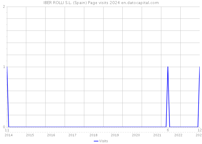 IBER ROLLI S.L. (Spain) Page visits 2024 