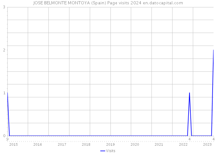 JOSE BELMONTE MONTOYA (Spain) Page visits 2024 