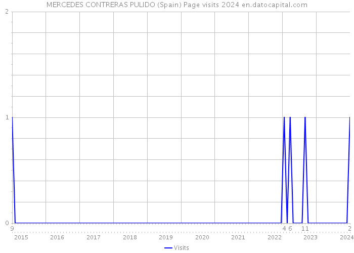 MERCEDES CONTRERAS PULIDO (Spain) Page visits 2024 