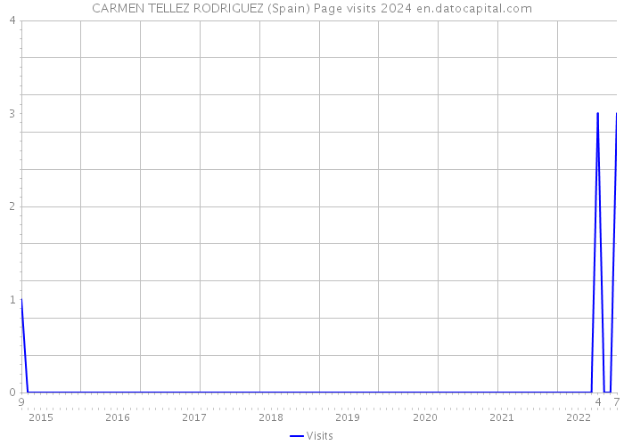 CARMEN TELLEZ RODRIGUEZ (Spain) Page visits 2024 