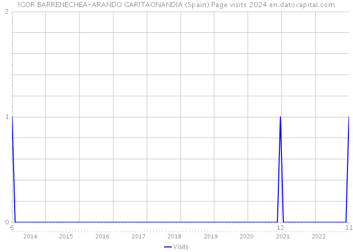 IGOR BARRENECHEA-ARANDO GARITAONANDIA (Spain) Page visits 2024 