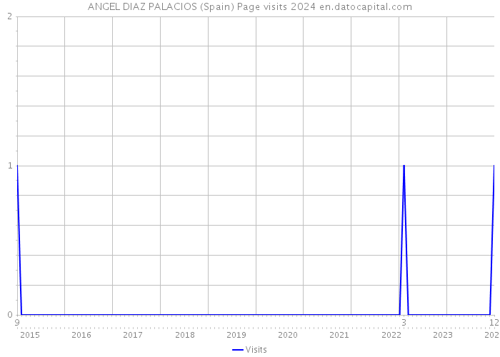 ANGEL DIAZ PALACIOS (Spain) Page visits 2024 