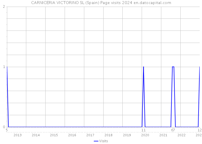 CARNICERIA VICTORINO SL (Spain) Page visits 2024 
