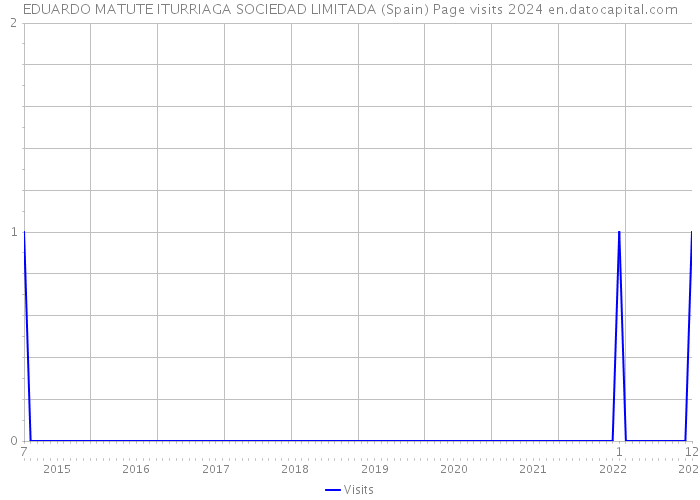 EDUARDO MATUTE ITURRIAGA SOCIEDAD LIMITADA (Spain) Page visits 2024 