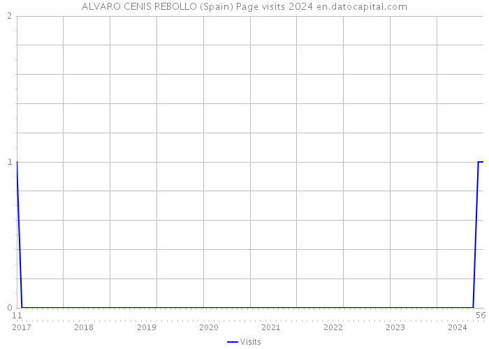 ALVARO CENIS REBOLLO (Spain) Page visits 2024 