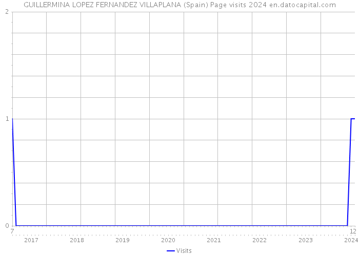 GUILLERMINA LOPEZ FERNANDEZ VILLAPLANA (Spain) Page visits 2024 