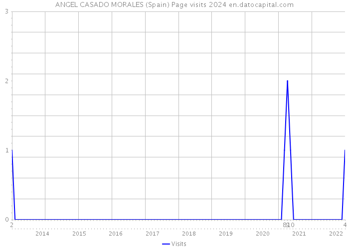 ANGEL CASADO MORALES (Spain) Page visits 2024 