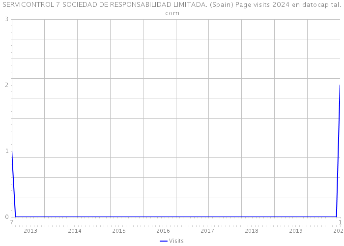 SERVICONTROL 7 SOCIEDAD DE RESPONSABILIDAD LIMITADA. (Spain) Page visits 2024 